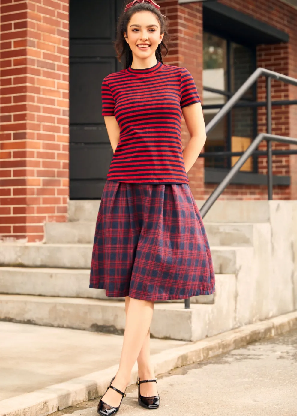 Whispers of Autumn Mock Neck Top