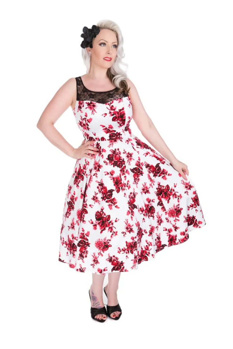 White China Doll Party Dress