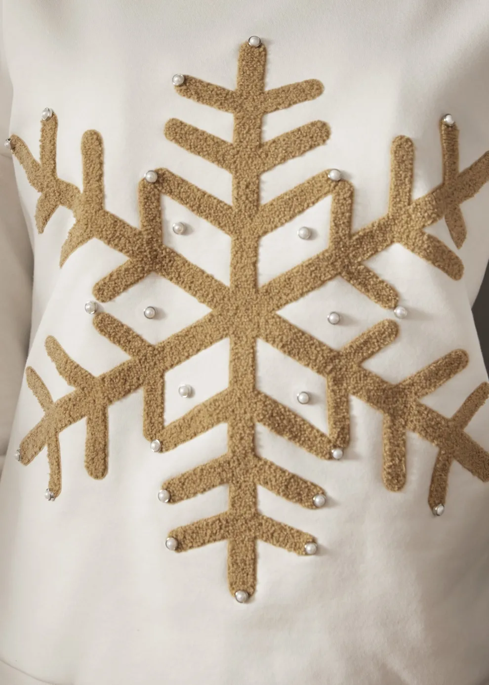 Winter's Whisper Snowflake Sweatshirt