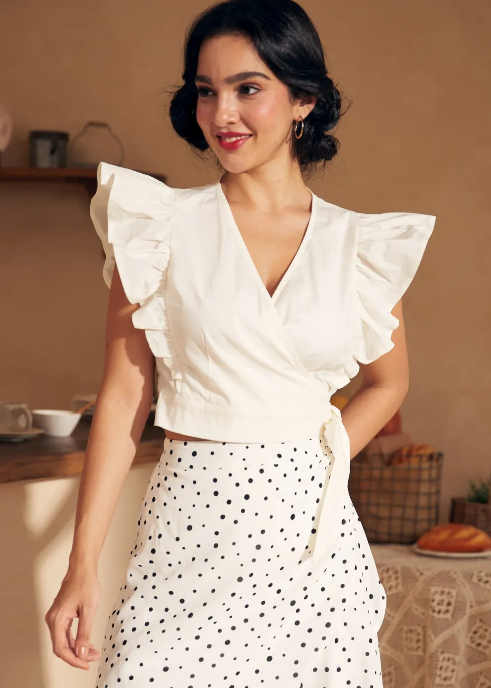 Wrapped in Ruffles Top