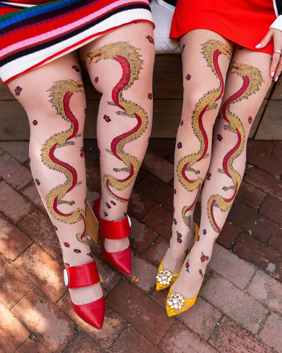 Year of the Dragon Sheer Tights